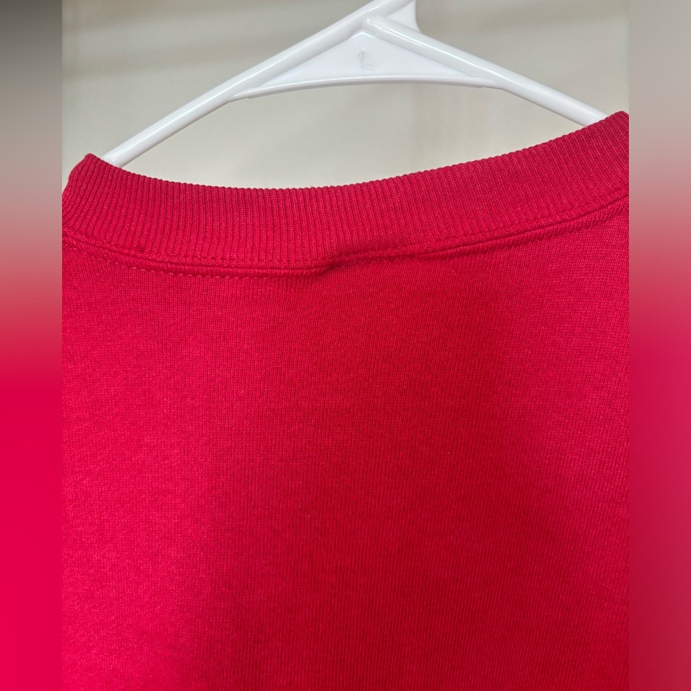 𓂃 ࣪˖ ִֶָ⋅ᡣ𐭩 ་༘࿐ CHERRY RED STANFORD UNIVERSITY LOGO CREWNECK - Picture 4 of 4